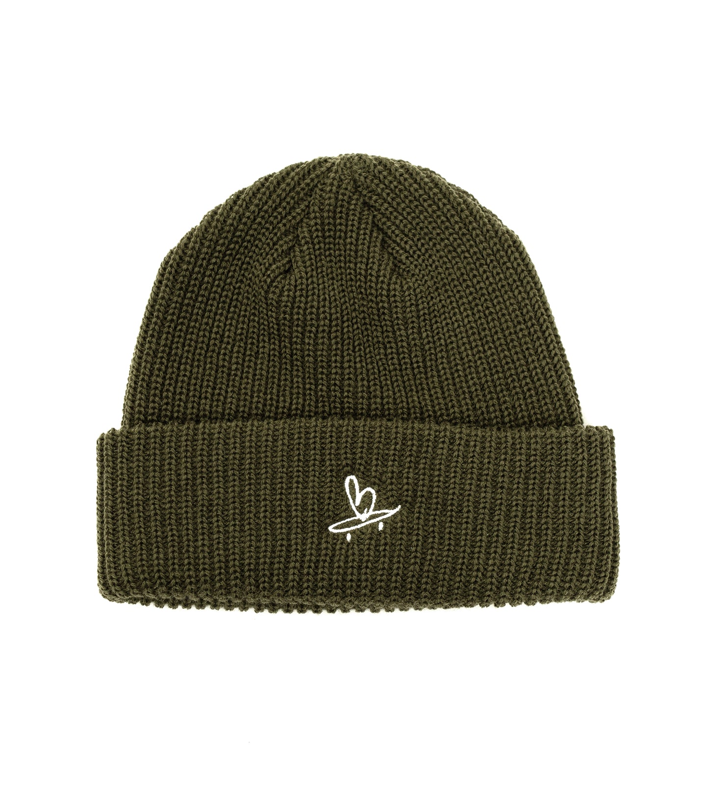 Birling - Embroidered Beart Toque - Green