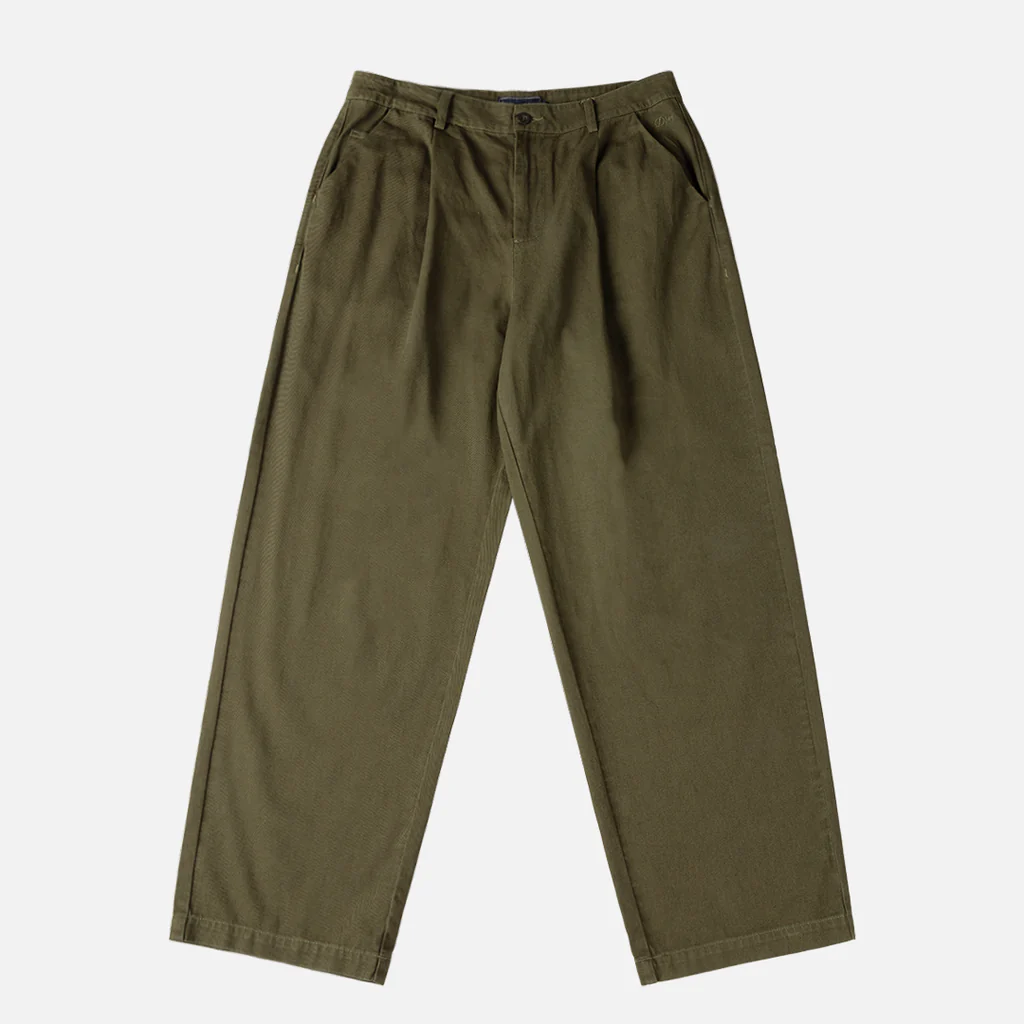 Dime - Baggy Chino Pants - Forest Green