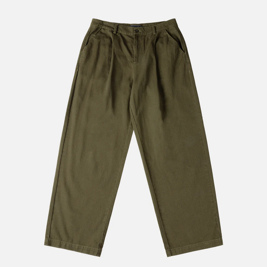 Dime - Baggy Chino Pants - Forest Green