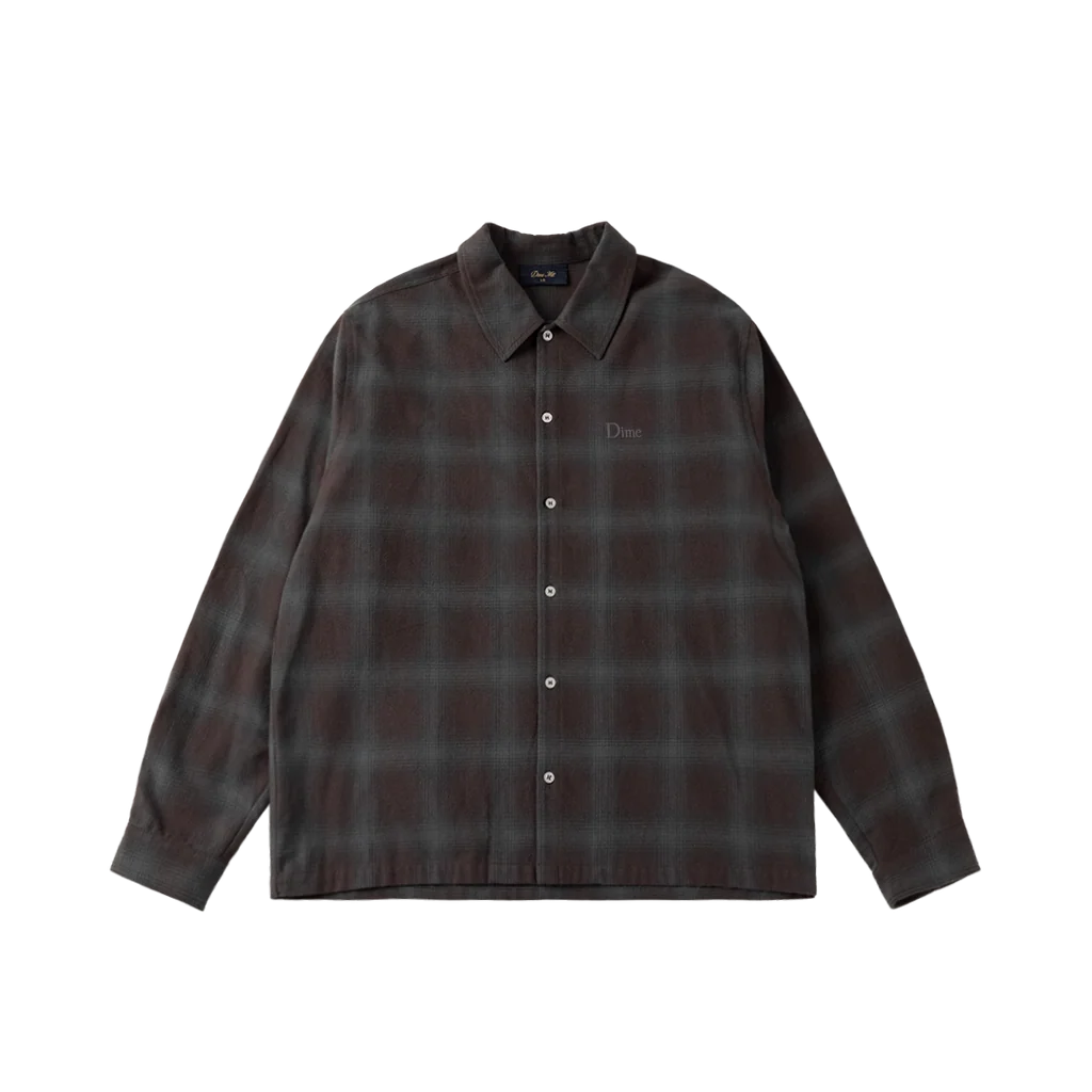 Dime -  Premium Flannel Shirt - Bordeaux
