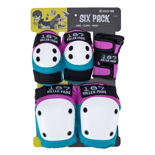 187 - Six Pack Pad Set - Junior Pink Teal