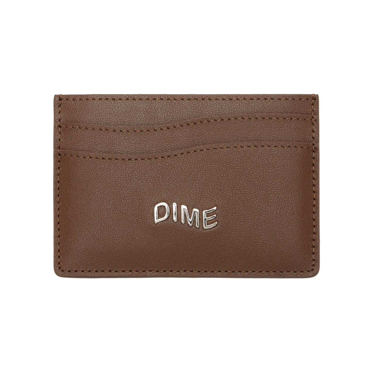 Dime - Leather Cardholder - Brown