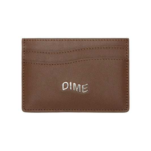 Dime - Leather Cardholder - Brown