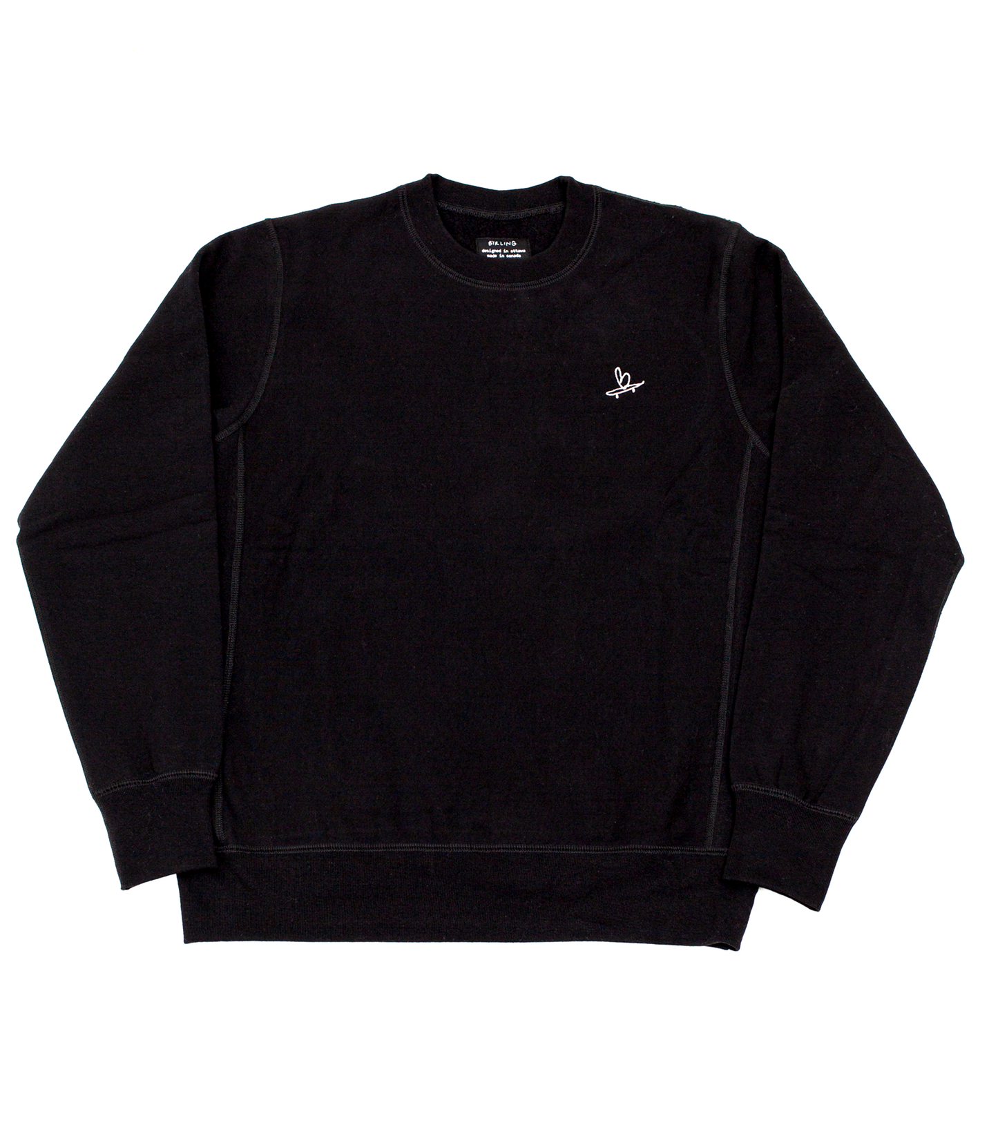 Beart Crewneck -  400GSM Cotton - Black