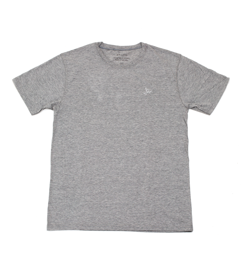 Beart Embroidery T-Shirt - Grey