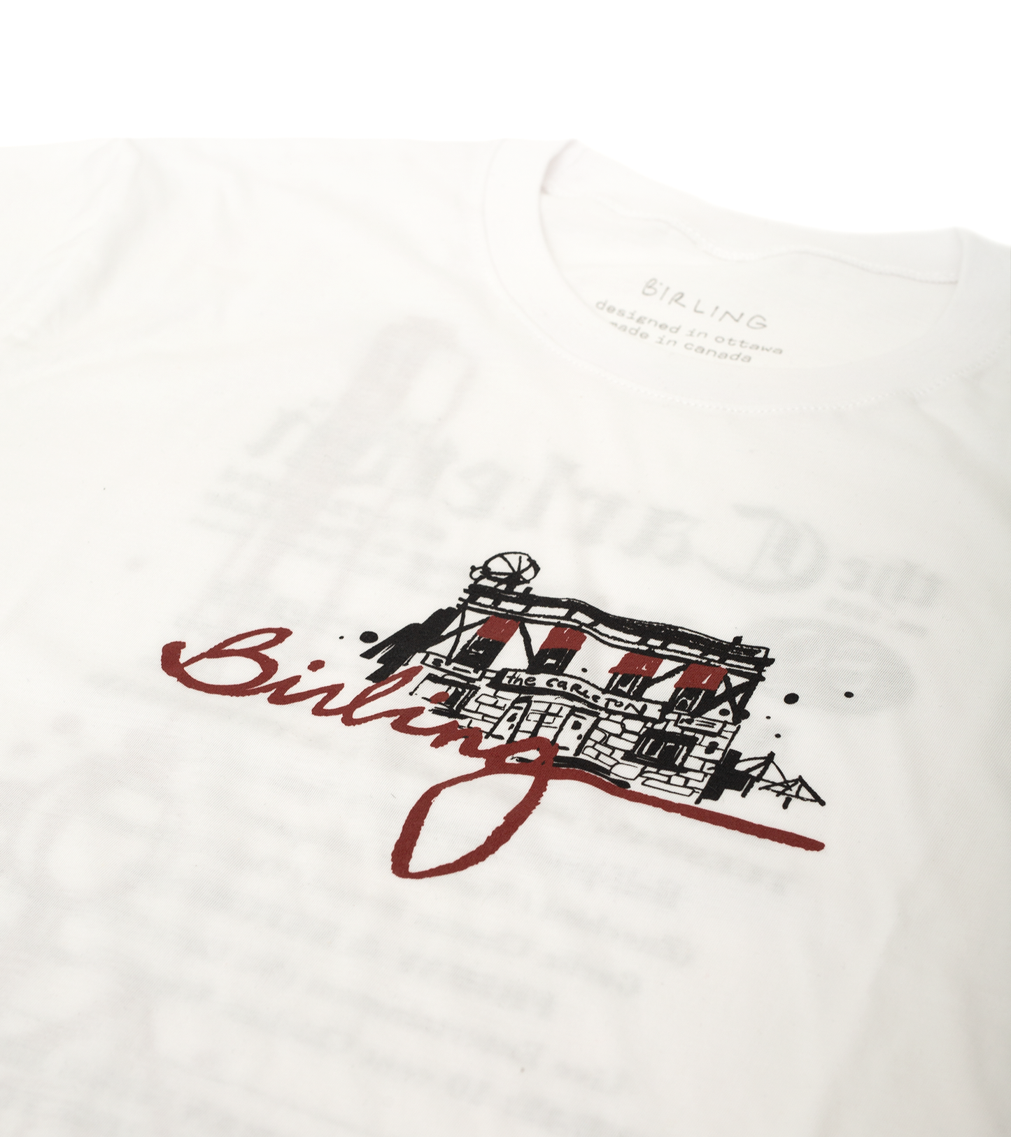 The Tavern Taps T Shirt - White