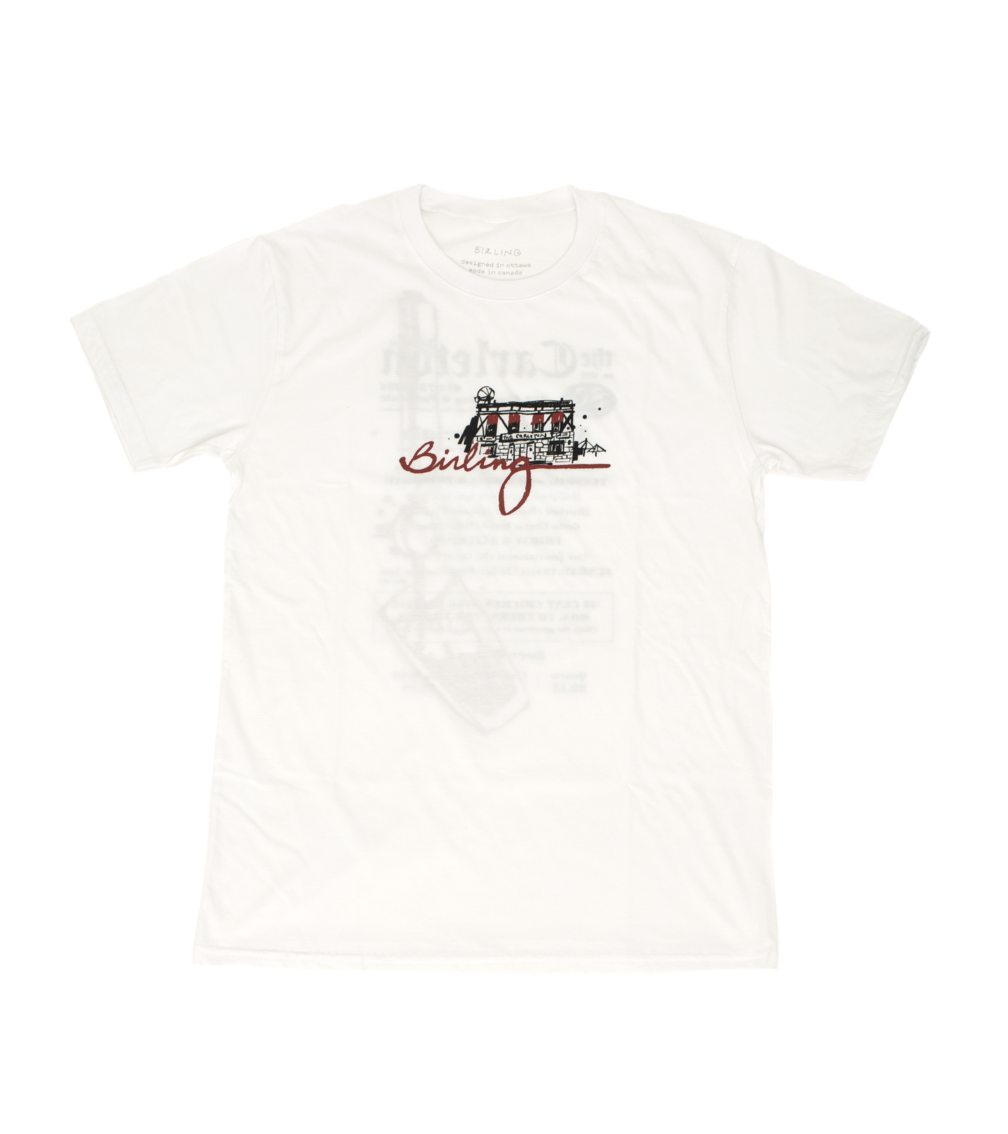 The Tavern Taps T Shirt - White