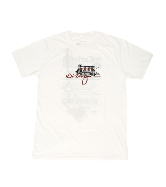 The Tavern Taps T Shirt - White