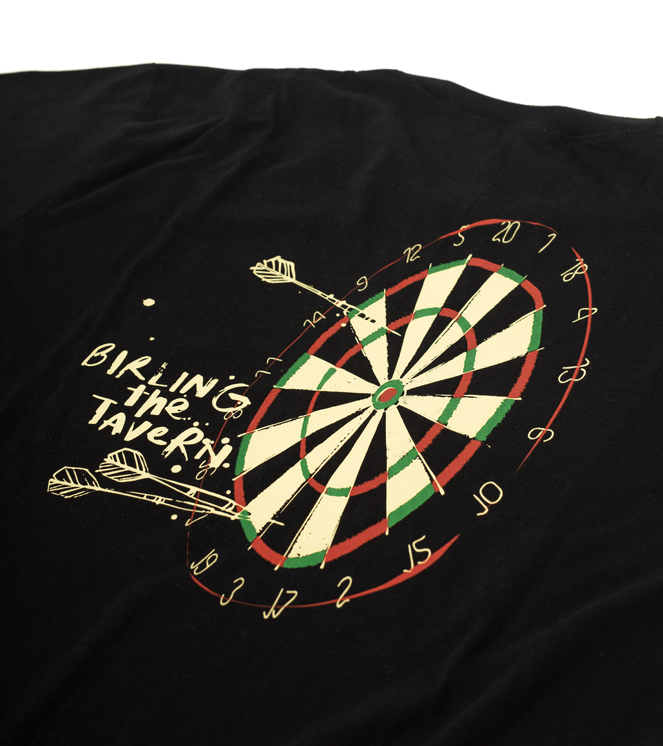 The Tavern Darts T Shirt - Black