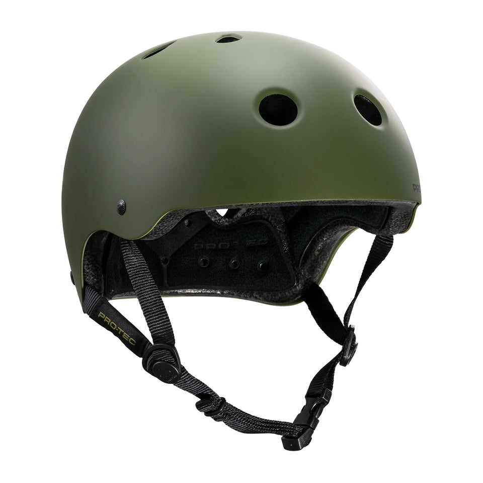 Pro Tec - Certified Helmet - Matte Olive