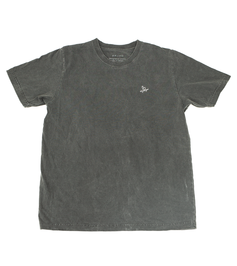 Beart Embroidery T - Charcoal