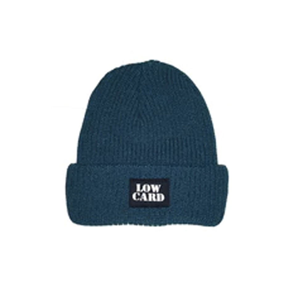 Low Card - Knit Beanie - Cool Blue