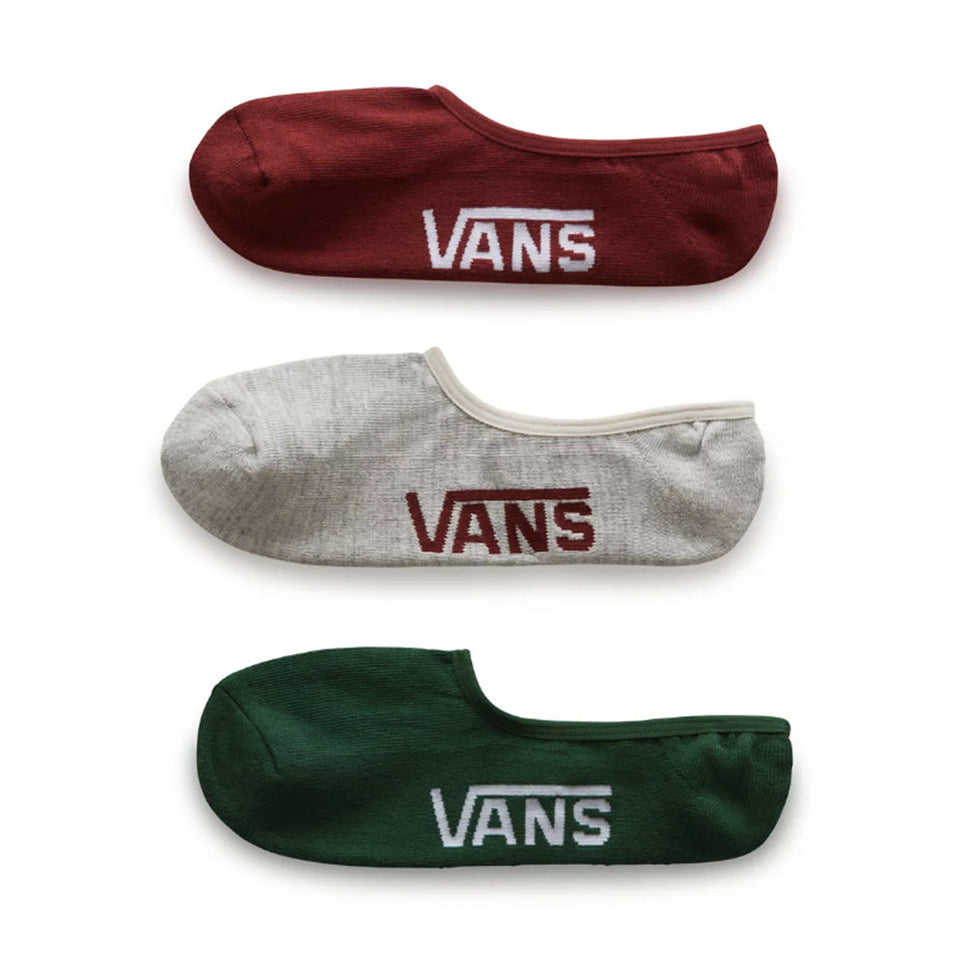 Vans - No Show Socks 3 Pack - Eden