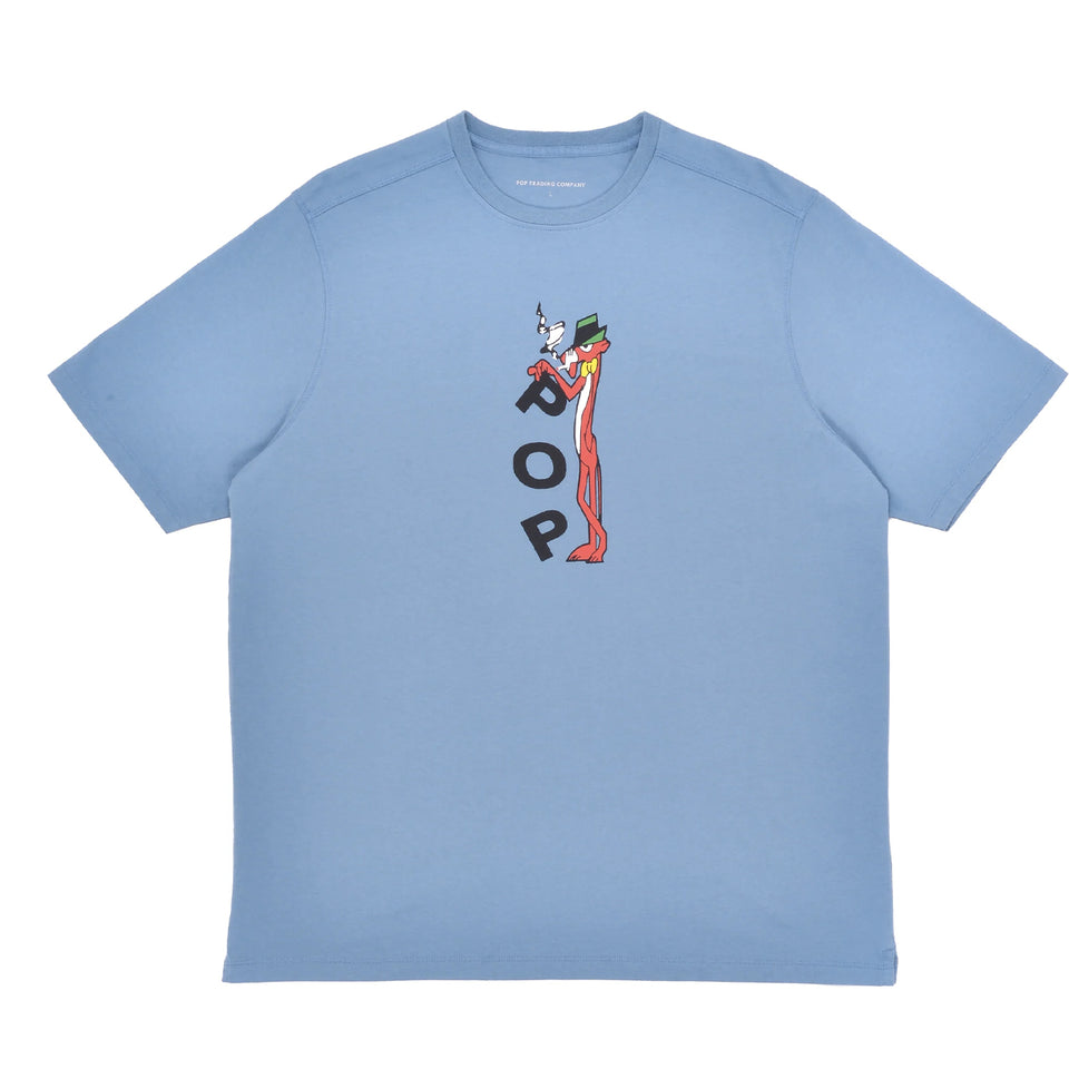 Pop Trading Company - Cool Cat Shirt - Blue Shadow