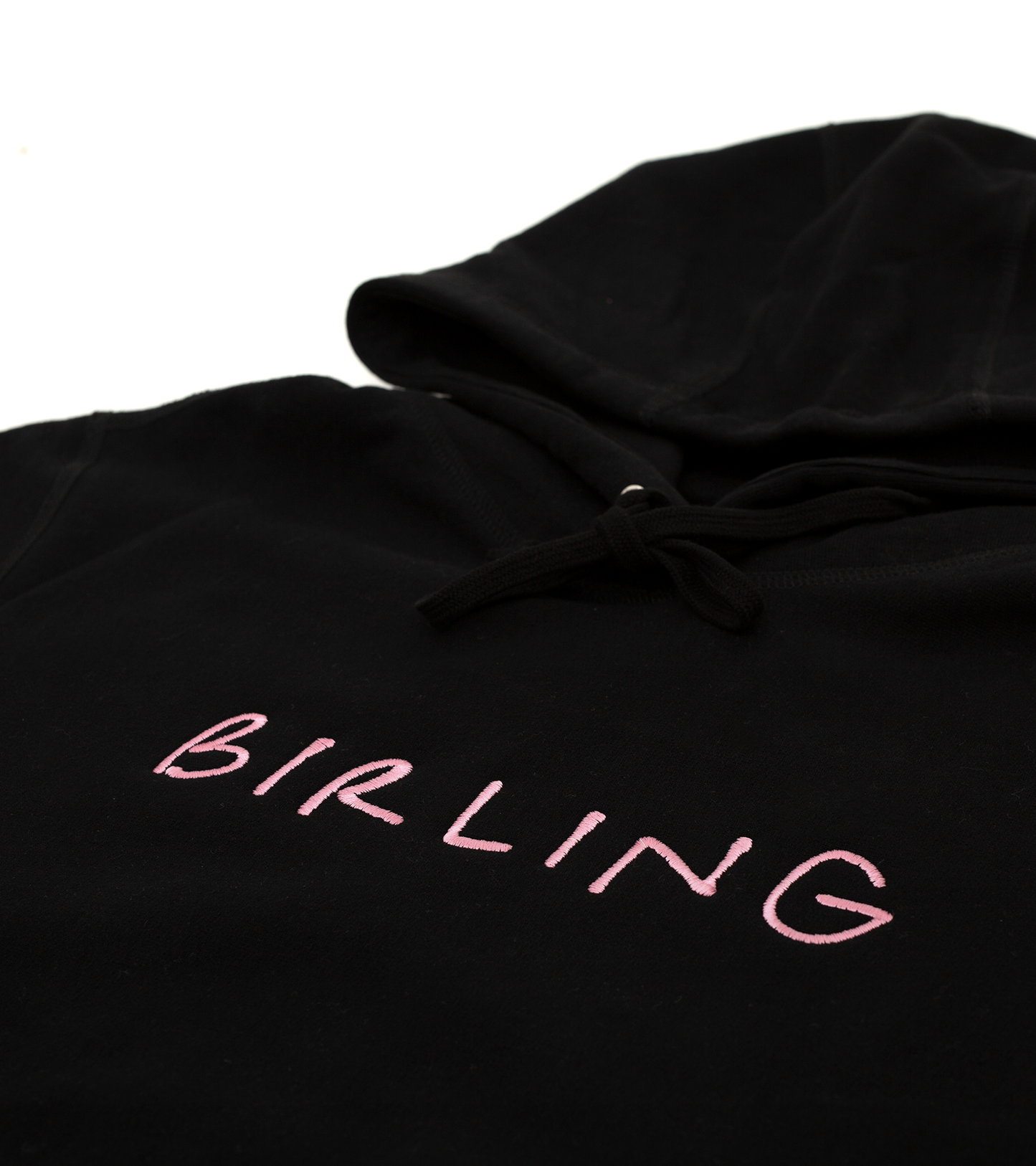 First T Hoodie - Black / Dusty Rose