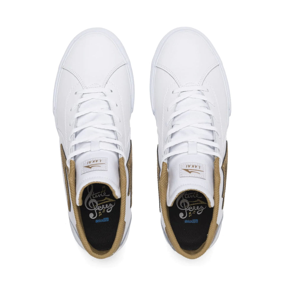 Lakai - Flaco 2 Mid - White/Tobacco Leather