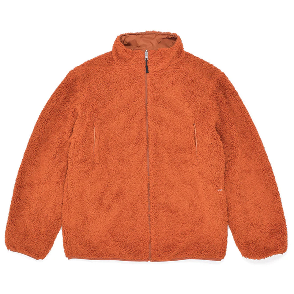 Pop Trading Company - Plada Fleece Jacket Reversible - Cinnamon Stick