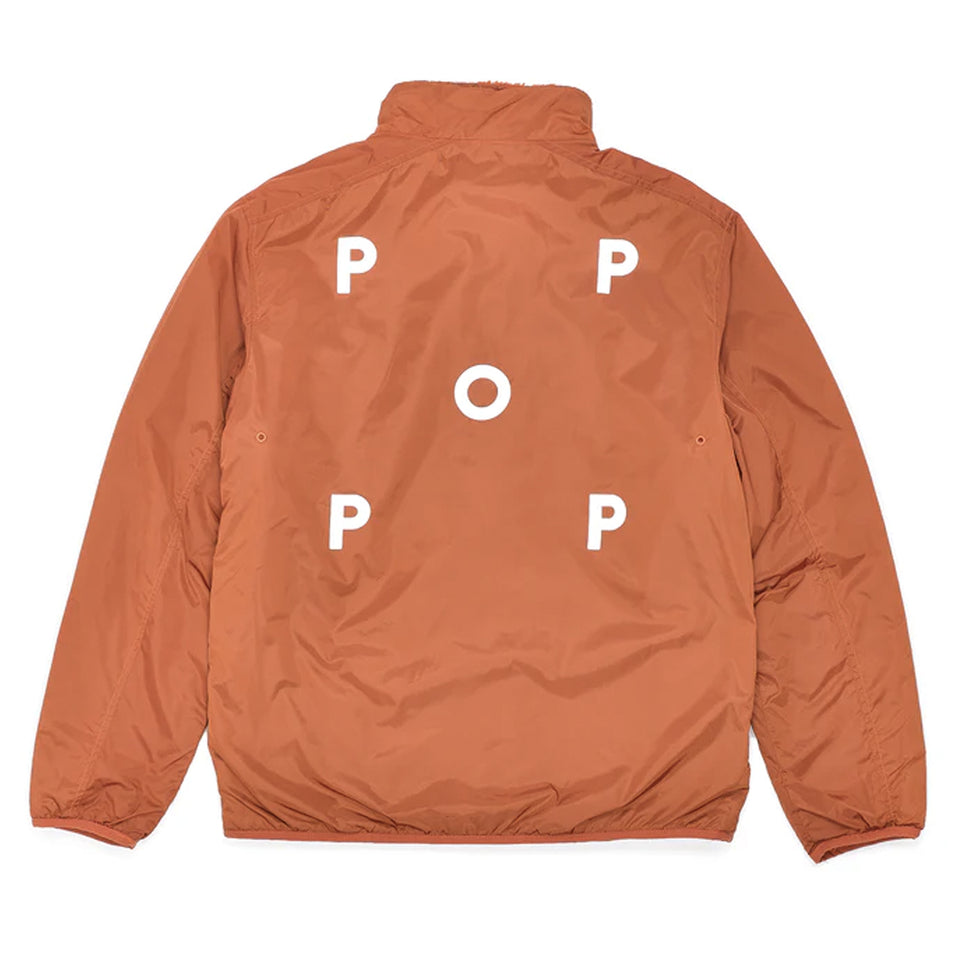 Pop Trading Company - Plada Fleece Jacket Reversible - Cinnamon Stick