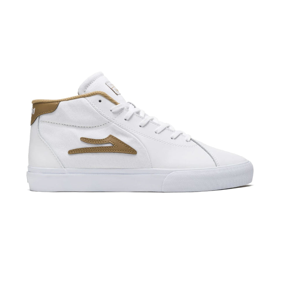 Lakai - Flaco 2 Mid - White/Tobacco Leather