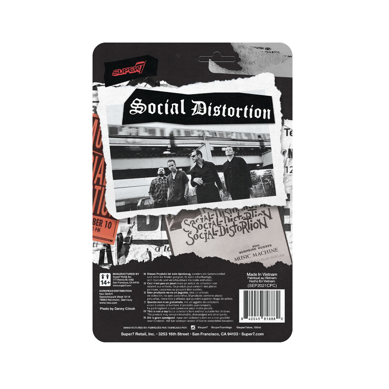 Super7 - Social Distortion ReAction Figure - Skelly