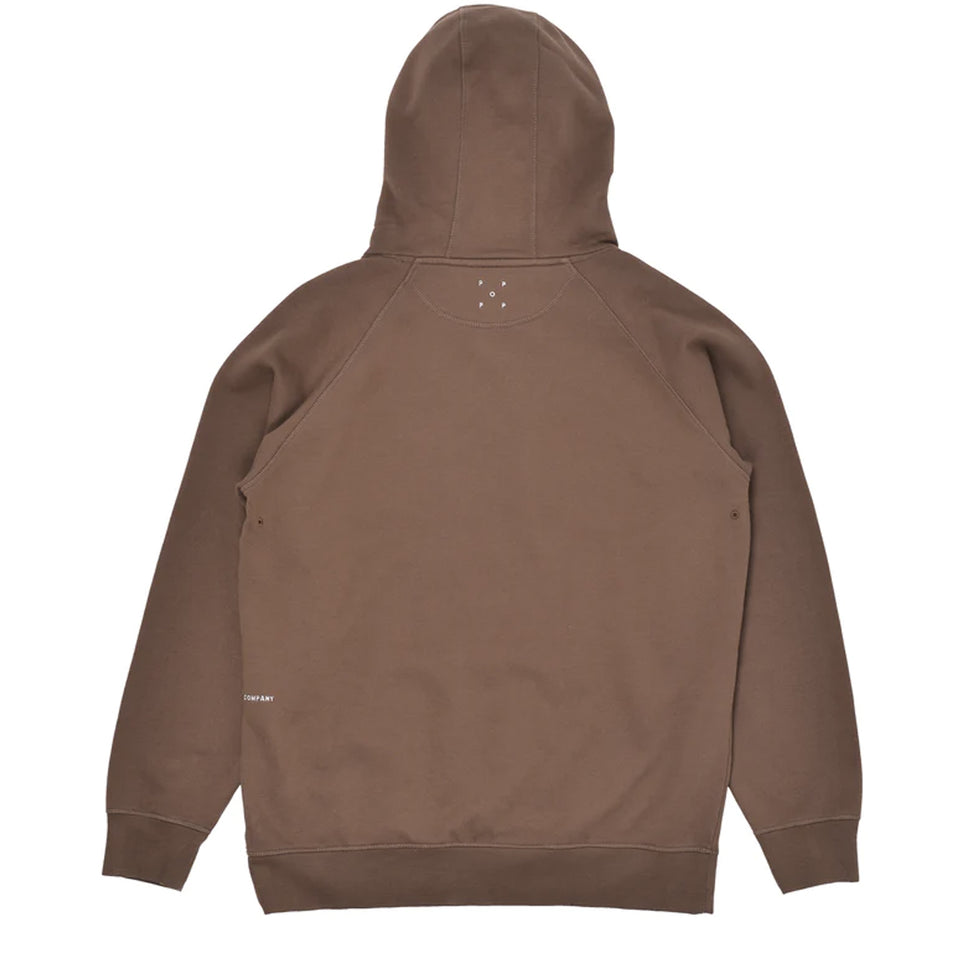 Pop Trading Company - Arch Hooded Sweater - Rain Drum