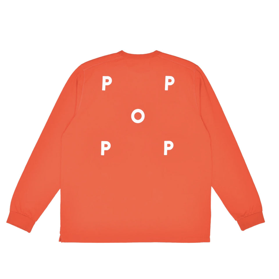Pop Trading Company - Logo Long Sleeve - Poinciana
