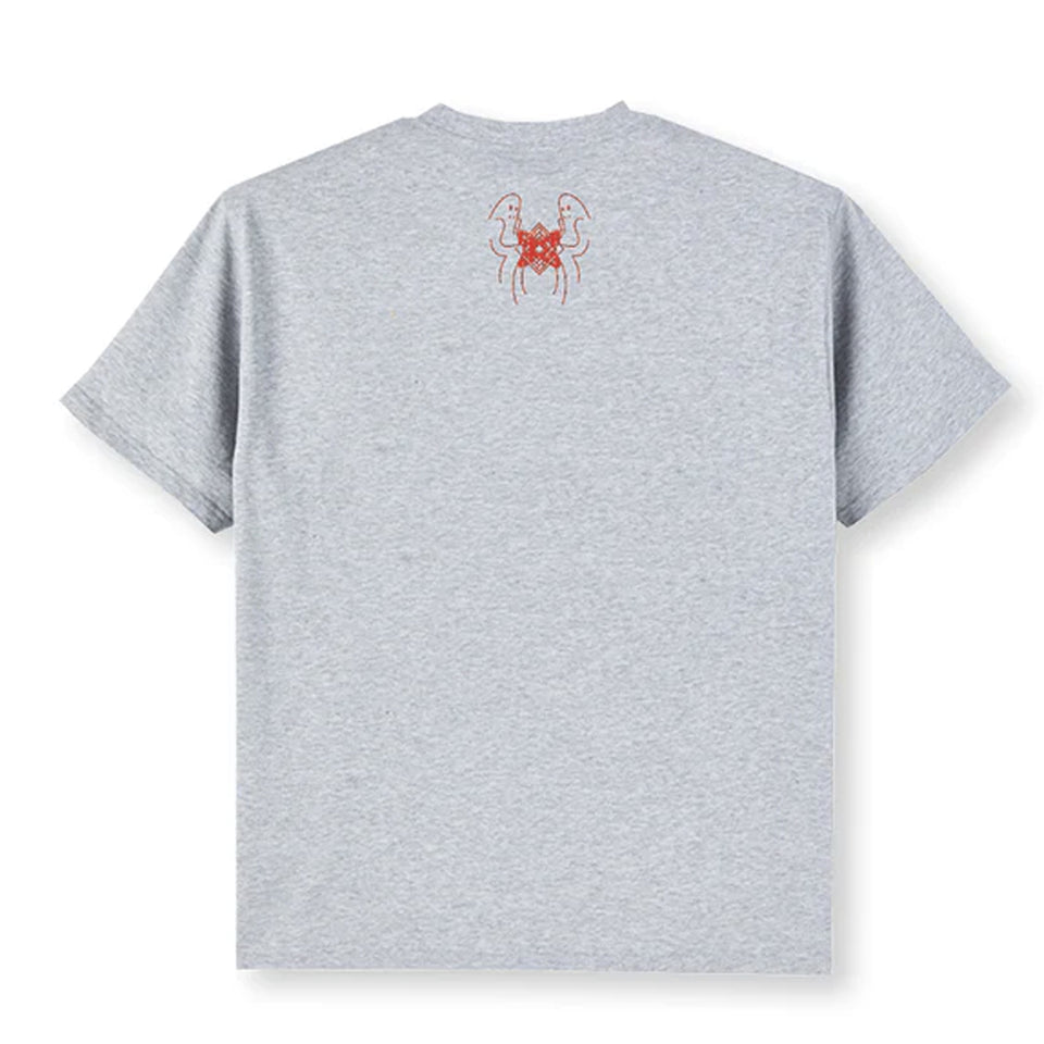 The National Skateboard Co X Grey Area - Ghost Game Shirt - Grey