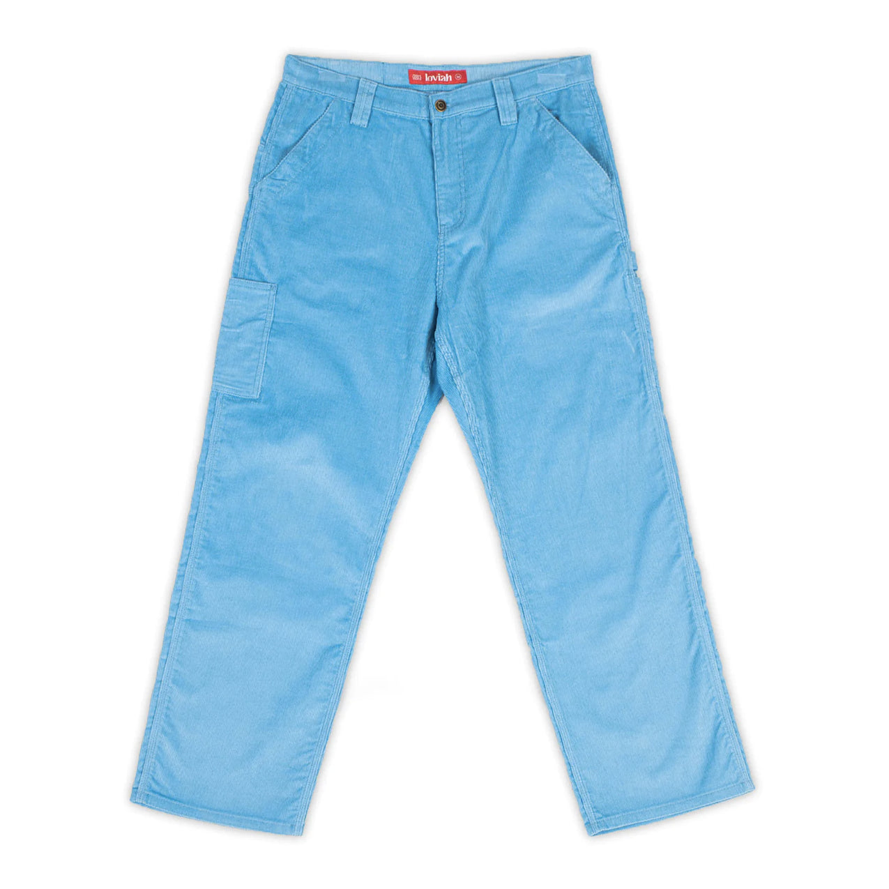 Loviah - Carpenter Corduroy Pants - Sky Blue