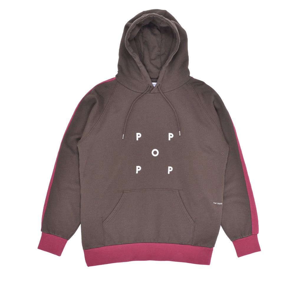 Pop Trading Company - Keenan Hooded Sweater - Delicioso/Raspberry