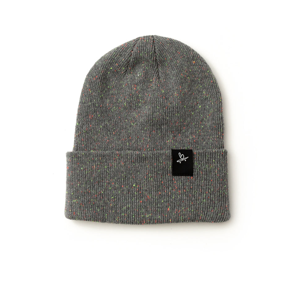 Beart Tight Knit Beanie - Grey Speckle