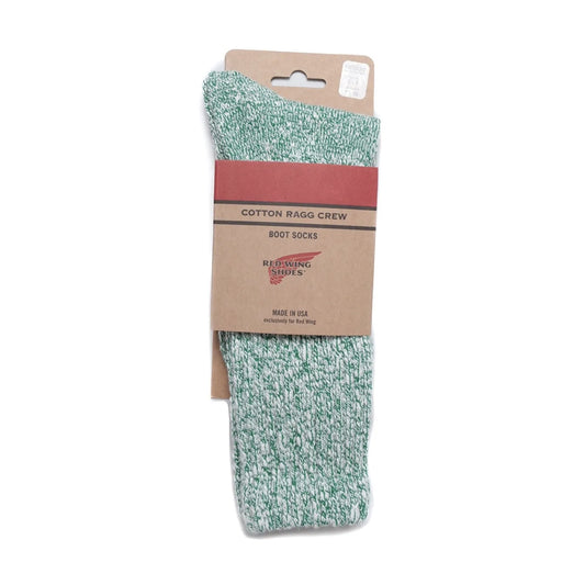 Red Wing - Cotton Ragg Crew Socks - Kelly Green