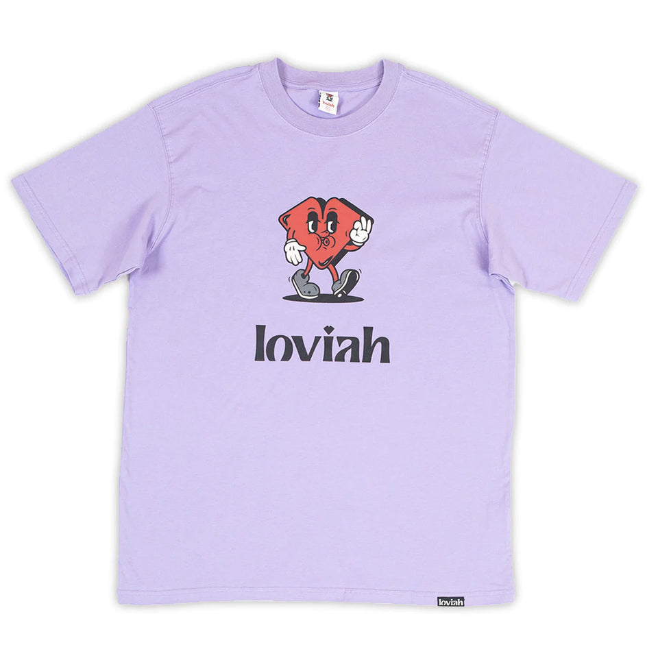 Loviah - Heartman Printed Shirt - Lavender