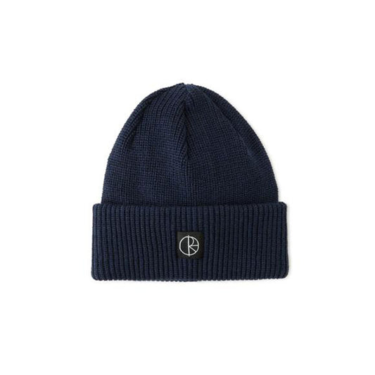 Polar - Double Fold Merino Beanie - Navy