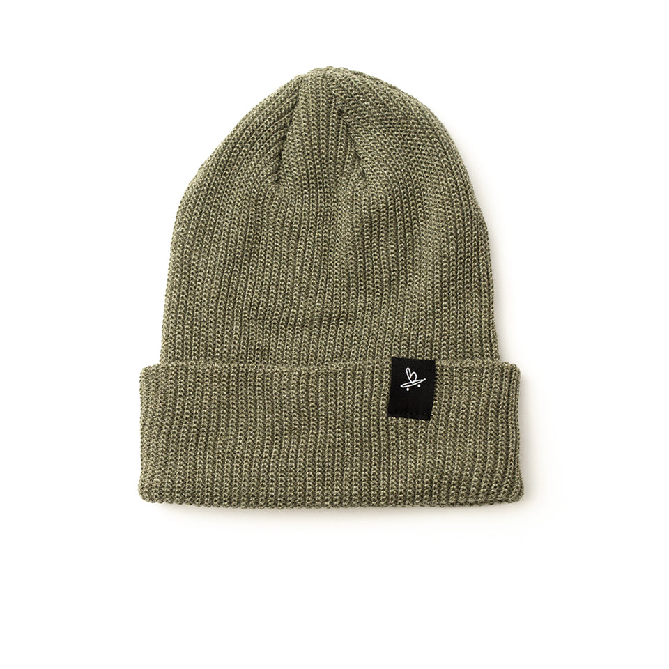 Beart Loose Knit Beanie - Olive
