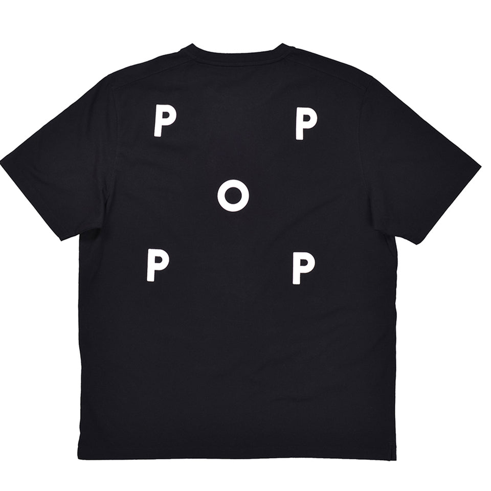 Pop Trading Company - Logo T-Shirt - Black/White