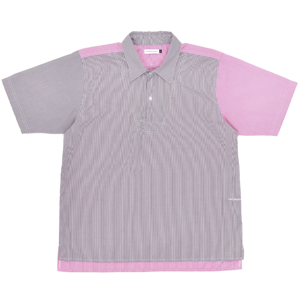 Pop Trading Company - Italo Shirt - Raspberry/Gingham