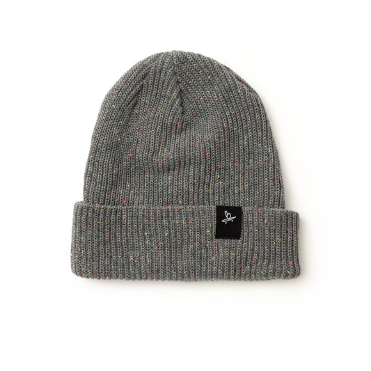 Beart Loose Knit Beanie - Grey Speckle