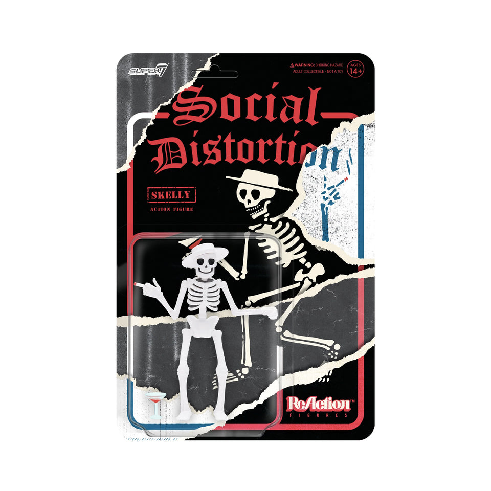 Super7 - Social Distortion ReAction Figure - Skelly