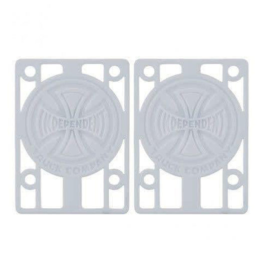 Indy Risers - White Riser Pads - 1/8