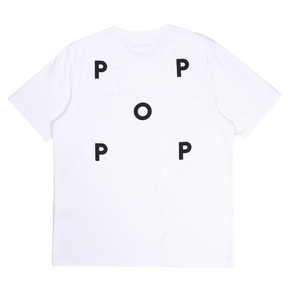 Pop Trading Company - Logo T-Shirt - White/Black