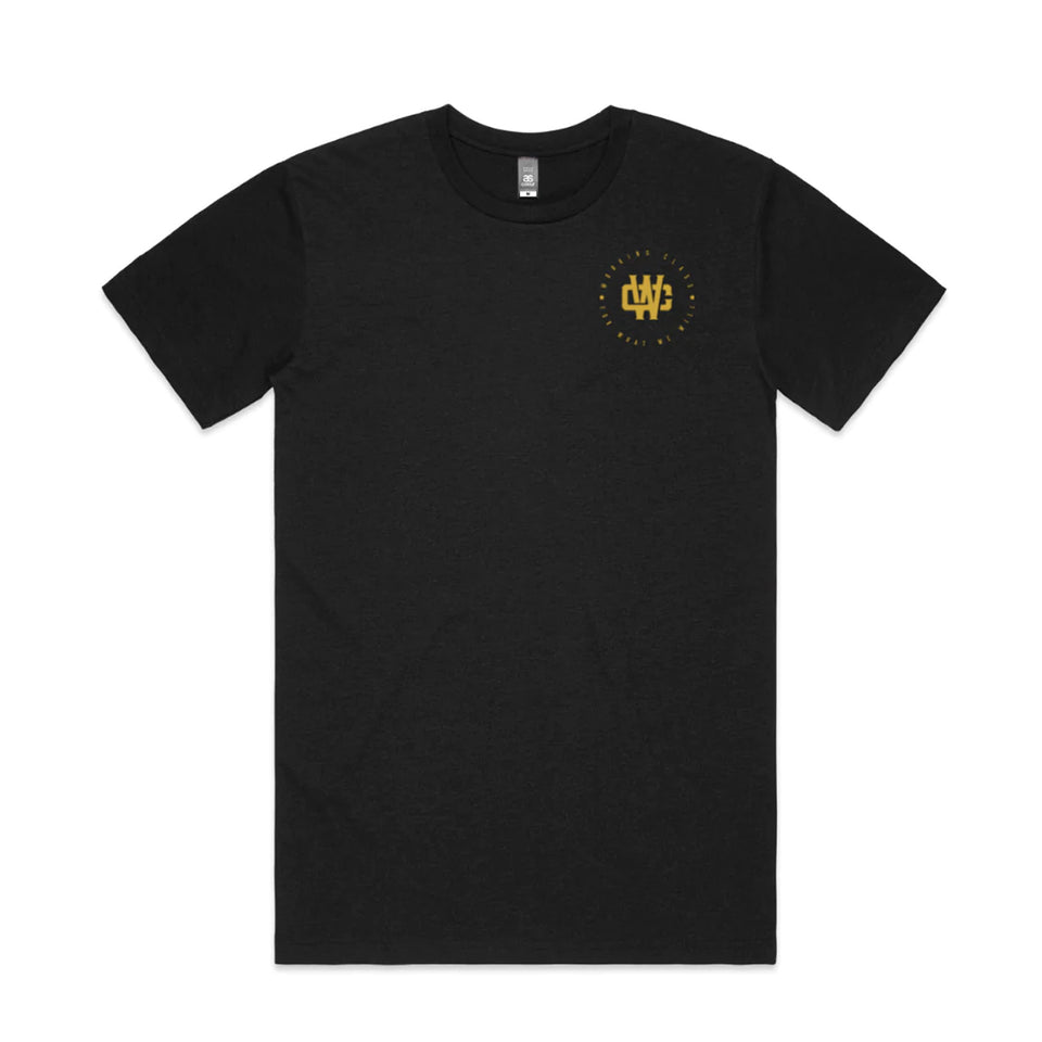 Working Class - Monogram Shirt - Black Heather/Gold