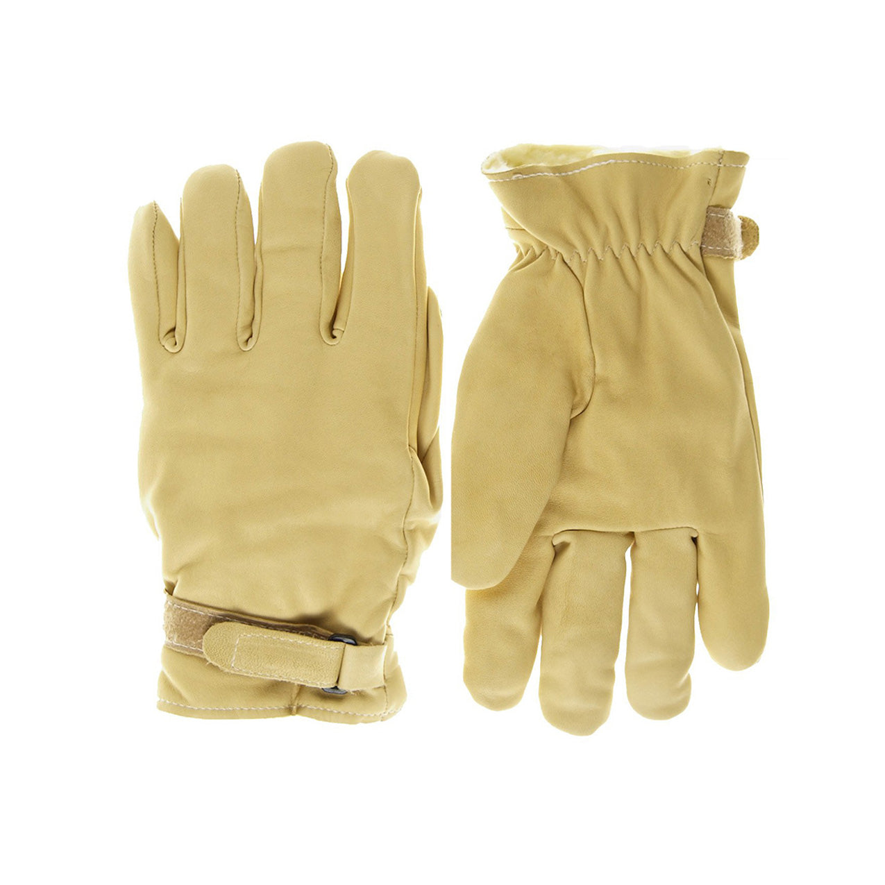 Raber Gloves - Arctica Leather Gloves - Yellow